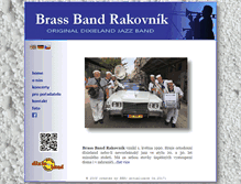 Tablet Screenshot of brassband.cz